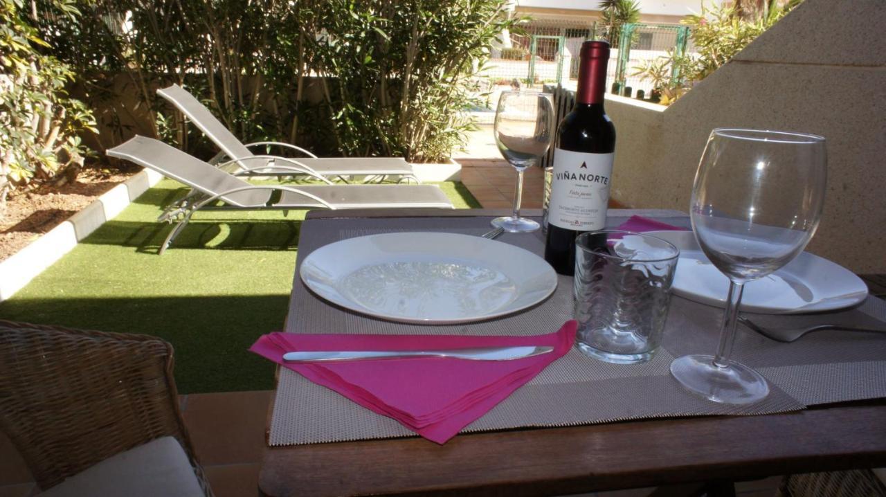 Apartamento Con Jardin Y Piscina En El Balancon Lägenhet El Médano Exteriör bild